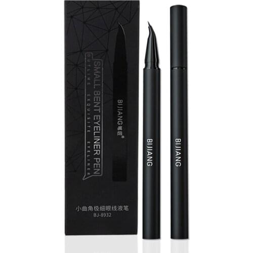 Waterproof Long Lasting Curved Pen Eyeliner Smooth Curve Black Eyeliner Cosmetic Tools For Women