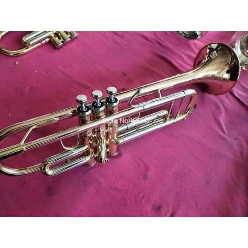 High Quality MARGEWATE Bb Tune Trumpet Phosphor Bronze Material Professional Music Instruments With Case Free Shipping