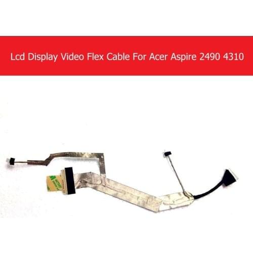 WEETEN 100% Genuine Laptop Screen Video Flex Cable For ACER Aspire 2490 4310 4315 4710 4920 Lvds LCD LED cable P/N 50.4T901.012
