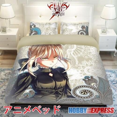 Hobby Express Saber - Fate Stay Night Japanese Bed Blanket or Duvet Cover with Pillow Covers ADP-CP150007