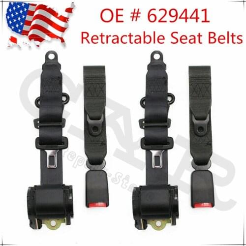 629441 Shoulder 3 Point Seat Belt Retractable for Jeep CJ YJ Wrangler Safety Belt