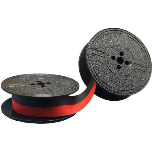 Black & Red Ribbon for Typewriter Printer 12.7mm (1/2 inch) * 10M Universal for Brother for ROVER Typewriter Printer ink Ribbon