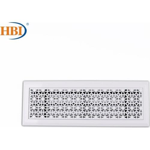 500mm x 150mm Pattern-Plentiful Money and Treasures Rectangular Plastic Frame Steel Decorative Air Grille Vent Retro Outlet