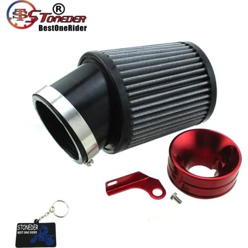 STONEDER Air Filter & Adapter Kit For 6.5 HP Honda Clone GX160 GX200 Predator 212cc Engine Go Kart Racing Cart Mini Bike