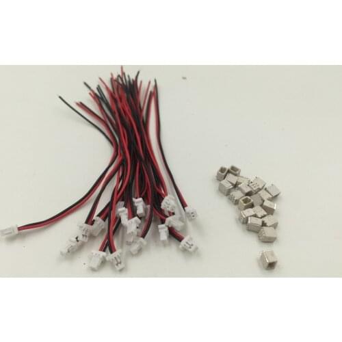 Hot Sale Factory Direct 5 SETS Mini Micro SH 1.0 2-Pin JST Connector with Wires Cables 100MM