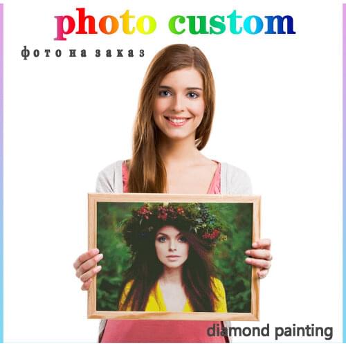 HUACAN Full Square Photo Custom Diamond Painting DIY Diamond Mosaic Embroidery Sale Cross Stitch Home Decor Gfit