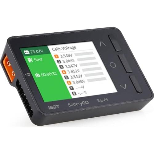 ISDT BattGo BG-8S Smart Battery Checker Balancer Receiver Signal Tester Quick Charge Function