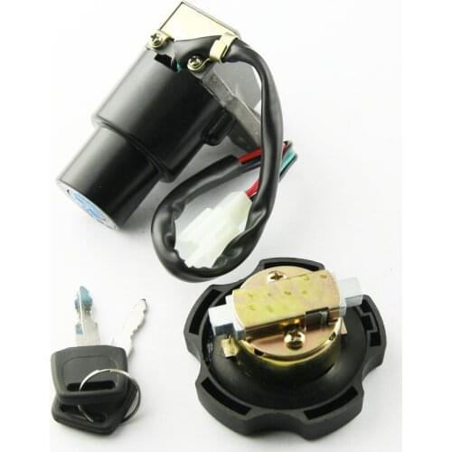 Motorcycle Fuel Tank Cover Cap Lock With Ignition Switch Lock FOR Yamaha XT600 1990-1995 XT225 Serow 225