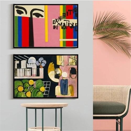 Fashion French Henri Matisse nude poster printing abstract portrait wall art canvas painting living room home decoration