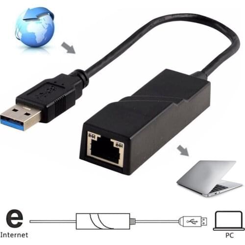 Wholesale USB Ethernet Adapter Network Card USB 3.0 to RJ45 Lan Gigabit Internet for Computer for PC Macbook Laptop Usb Ethernet