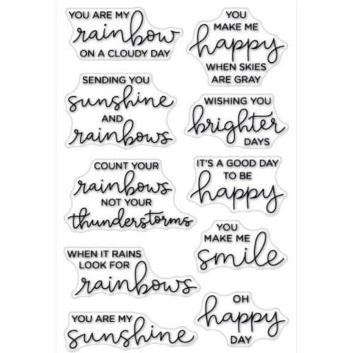 H Transparent Clear Silicone Stamp Seal DIY Scrapbooking photo Album Decorative Clear Stamp