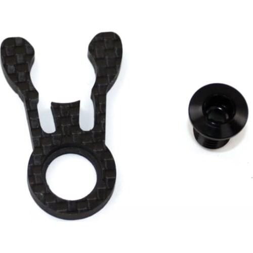 Bicycle Carbon CNC Catcher Crab Clamp Head Tube fixing Buckle TC4 Titanium Screws For Brompton Folding Bike Accessories