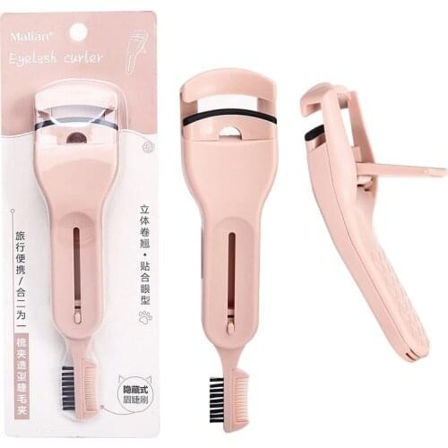 Retractable Eyelash Curlers Portable Eye Lashes Curling Clip False Eyelashes Extension Lift Cosmetic Beauty Special Makeup Tool