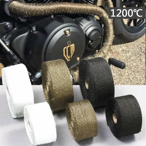 Motorcycle Exhaust Tape Escape Wrap Covers For SUZUKI gsx250r bandit 1200 gsx 600f katana vstrom dl650 dl650 gsxr 600 k8 escudo