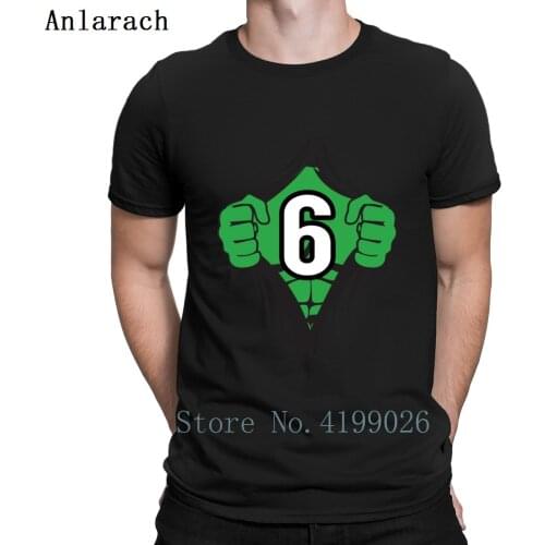 Green Superhero Comic Cartoon 6 Year Old Birthday T Shirt Spring Autumn Comfortable Size S-3xl Streetwear Hiphop Tops Knitted