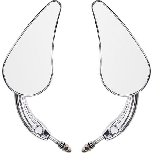 8mm Rear View Mirrors For Harley Road King Electra Street Glide Street Bob Sportster Softail FLS XL 883 1200 FLSTFB FXDF FLSTF