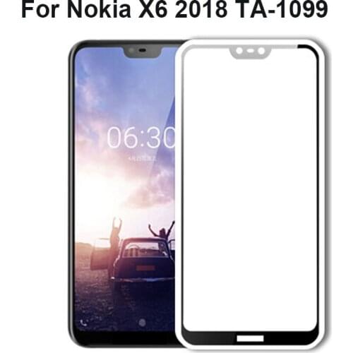 1pc Ultra-Thin high quality screen protector Tempered Glass For Nokia X6 X 6 2018 TA-1099 Screen protective tempered glass