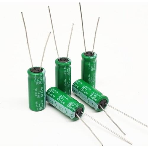 6pcs DRL 2.7V 4F High Current Toy Power Supply 2.7V4F 8MM*20MM Driving recorder capacitor