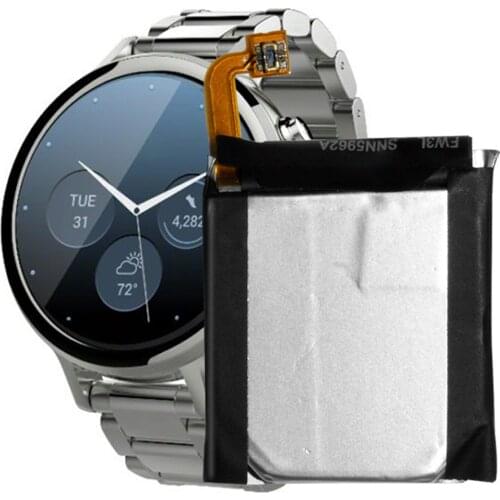 FW3L Battery For Motorola Moto 360 2nd Generation Smart Watch 46mm Battery SNN5962A Replacement Repair Part