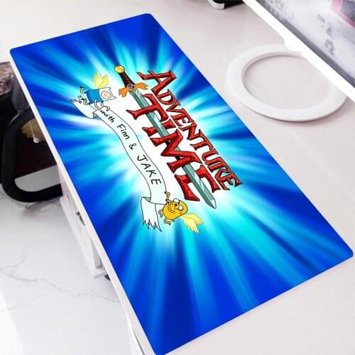 Gaming Computer Accessories Pad Adventure Time on the Table Pc Gamer Complete Kawaii Mouse Pad Anime Sexy Keyboard Mat Mausepad