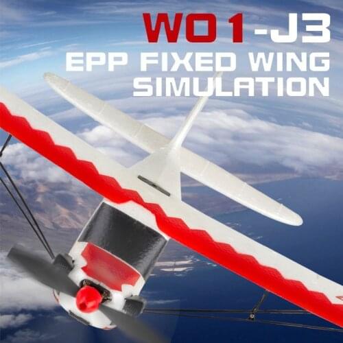 AOFT W01-J3 Fixed Wing 505mm Wingspan 6-axis Gyroscope 2.4Ghz 3CH Light Weight RTF Ready to Fly Outdoor RC Airplane Models Toys