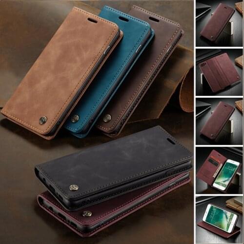 Leather Magnetic Flip Case for IPhone Xs 11 Pro Max XR X Wallet Card Holder Stand Book Cover for IPhone 8 7 6 S Plus 5S SE 2020