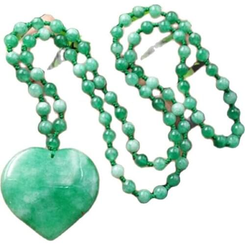 Chinas natural dry blue jade jade buckles safety Pendant Beads LONG NECKLACE sweater chain