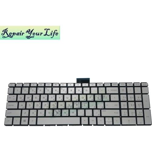 Keyboard for HP ENVY X360 15M 15-BP00 15-BP015 15-BS 15-BW 250 G6 AR Arabic 9Z.NE1BQ.F0A NSK-XDFBQ white KB backlit brand new