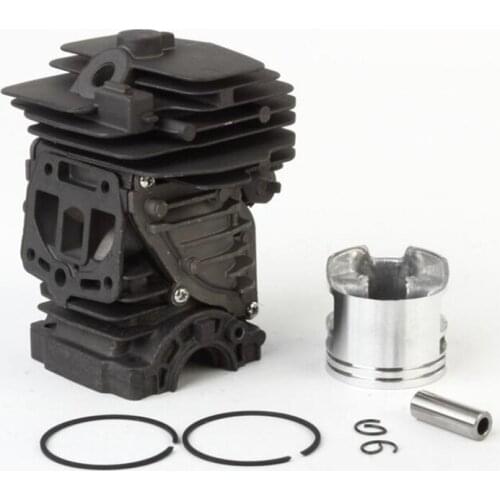 44mm Cylinder Head Piston Kit for MS251 Chainsaw Motor Parts Cylinder Piston Assembly Replacement with Ring, Pin and Clips