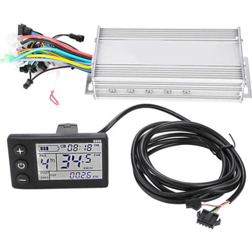 24V 36V 48V 60V 450W 500W 1000W Electric Bike Controller LCD Display Panel E-bike Scooter Brushless Controller Kit E-bike Parts