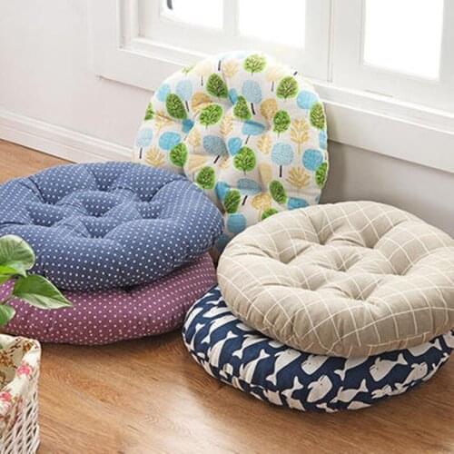 Round Meditation Cushion Woven Chair Tatami Pillow Thicken Sitting Car Japan Cushion Seat Cushion Style Pad Decorative For Sofa