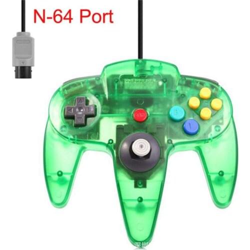 Hot ! Wired N64 Gamepad Joypad Wired Gaming Joystick Game Pad For Gamecube For Mac Gamepads PC Game Controller Joystick