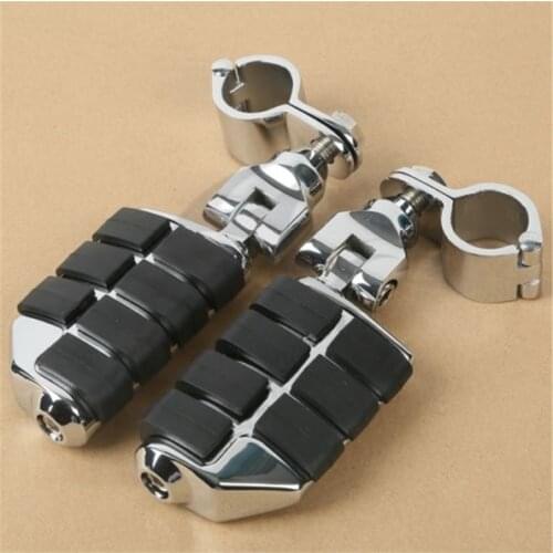 Motorcycle Highway 30mm Footrest Foot Pegs & Mount For Honda Kawasaki Suzuki Yamaha Harley