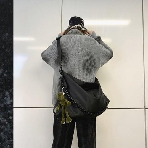 2021 Fashion Shoulder Bag Men Big Nylon Travel Messenger Bag New Casual Mens Sport Crossbody Bags College Student High Quality