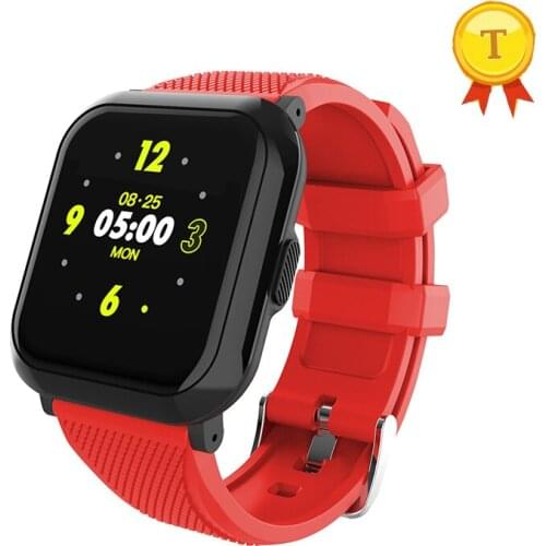 2019 new ip68 Waterproof women red color smart watch bracelet Heart Rate blood pressure monitor Fitness Tracker band smart band