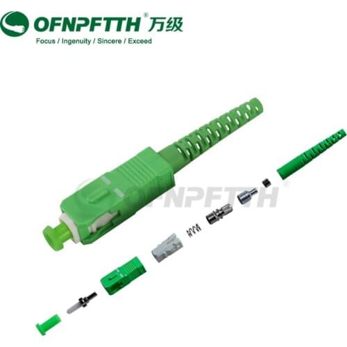 High Quality SC/APC SM SX Fiber Optic Connector