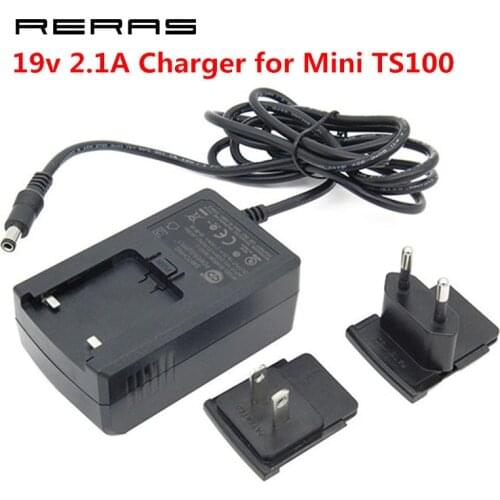 Original 19V 2.1A AC DC Switching Mode Power Supply 100-240V Input for TS100 Soldering Station Replacement Parts Repair Tool Kit