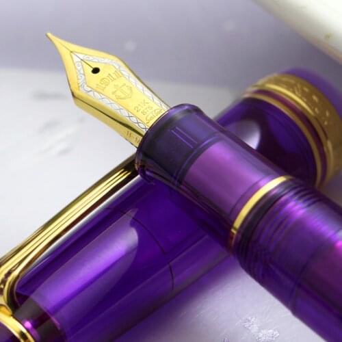 Sailor Fountain Pen Orignal Lavender Edition Purple 21K Gold Two-tone Nib Best Gift 11-8227 Ink Pen Stationery Pens for writing