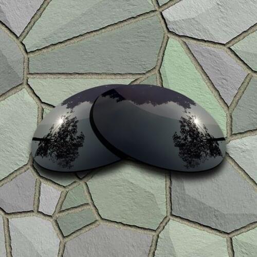 Grey Black Sunglasses Polarized Replacement Lenses for Oakley Romeo 1