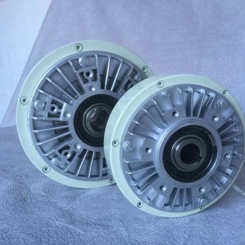 Hollow Shaft Brake 0.6-40kg Magnetic Powder Clutch 24V Tension Controller Air Expansion Shaft Motor Powder Brake