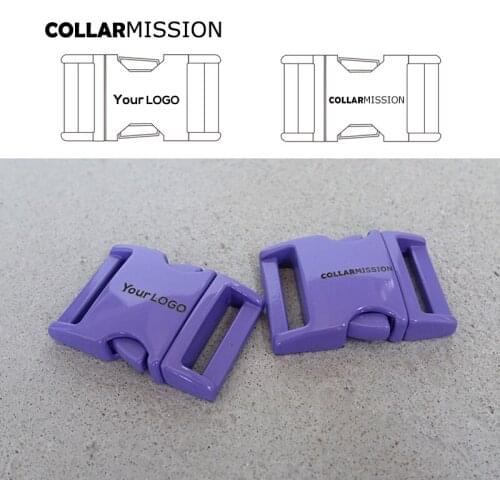 Retailing engraved violet metal buckle quick side release 20mm ， we provide laser engraving service customize LOGO CCK20V