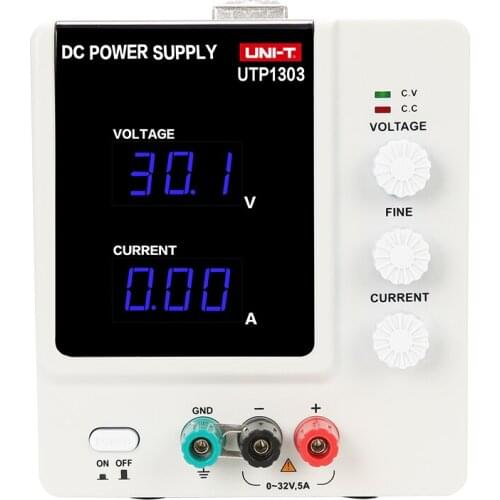 UNI-T UTP1303 DC Power Supply 0 to 32V / 0 to 3A Constant Voltage / Constant Current Function
