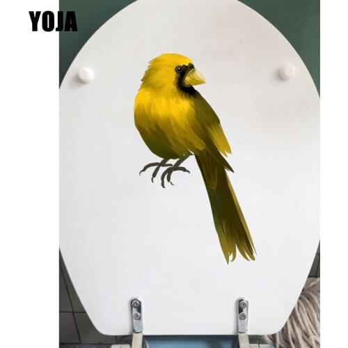 YOJA 12.2X21CM Flying Birds Toilet Sticker Wall Decal Home Decor Modern Art T3-1228