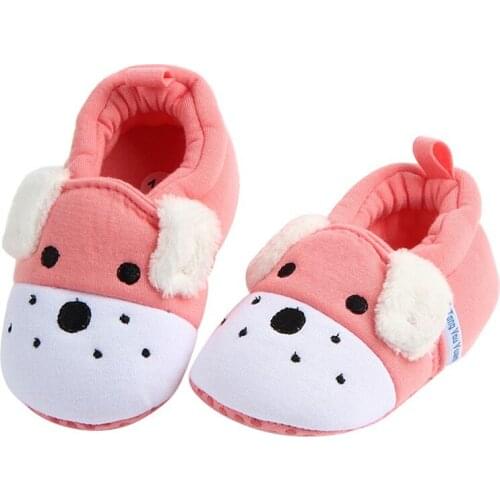 1pair Baby Boys Girls Soft Cotton Shine Design Shoes Anti-Slip Moccasins Toddler Cartoon First Walkers 2021
