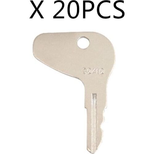 20 Pcs Ignition Keys For Kubota L G M Series Mahindra Mitsubishi H32412 35260-31852 Free Shipping