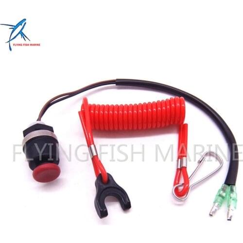345069300M 353068200M 361069300M 353068201M 398068300M Outboard Safety Stop Switch & Lanyard For Tohatsu Nissan Boat Motor