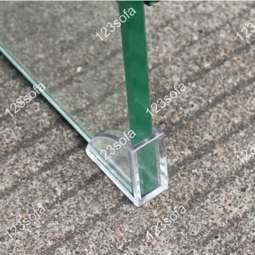 Arcylic clear 10 12 mm inner thickness sides Mirror corner protector plastic cover wood plate furniture move metal scratch proof