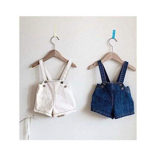 Summer 2020 Korean childrens wear new boys girls' fashionable style all over pumpkin pants Dennim bracws shorts