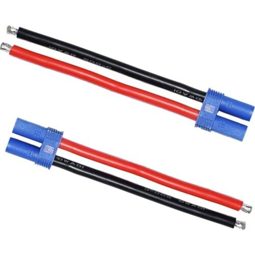 EC5 female Connector pigtail cable 10cm 20cm 30cm 40cm 50cm 100cm 10# New high quality 10AWG silicone wire RC Lipo Battery