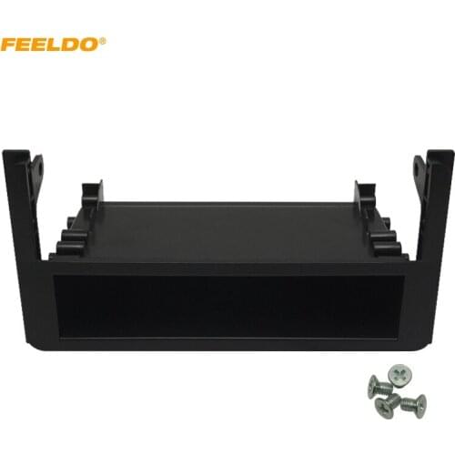 FEELDO Car Radio Refitting Fascia For TOYOTA Brackets with Built-in Pocket Dash Installation Mounting Trim Fascia Kit#4911